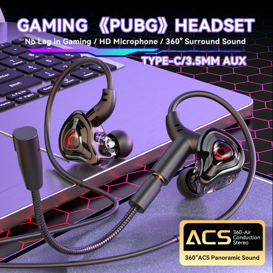Esports Gaming Headphones - Casque de jeu Esports, son surround