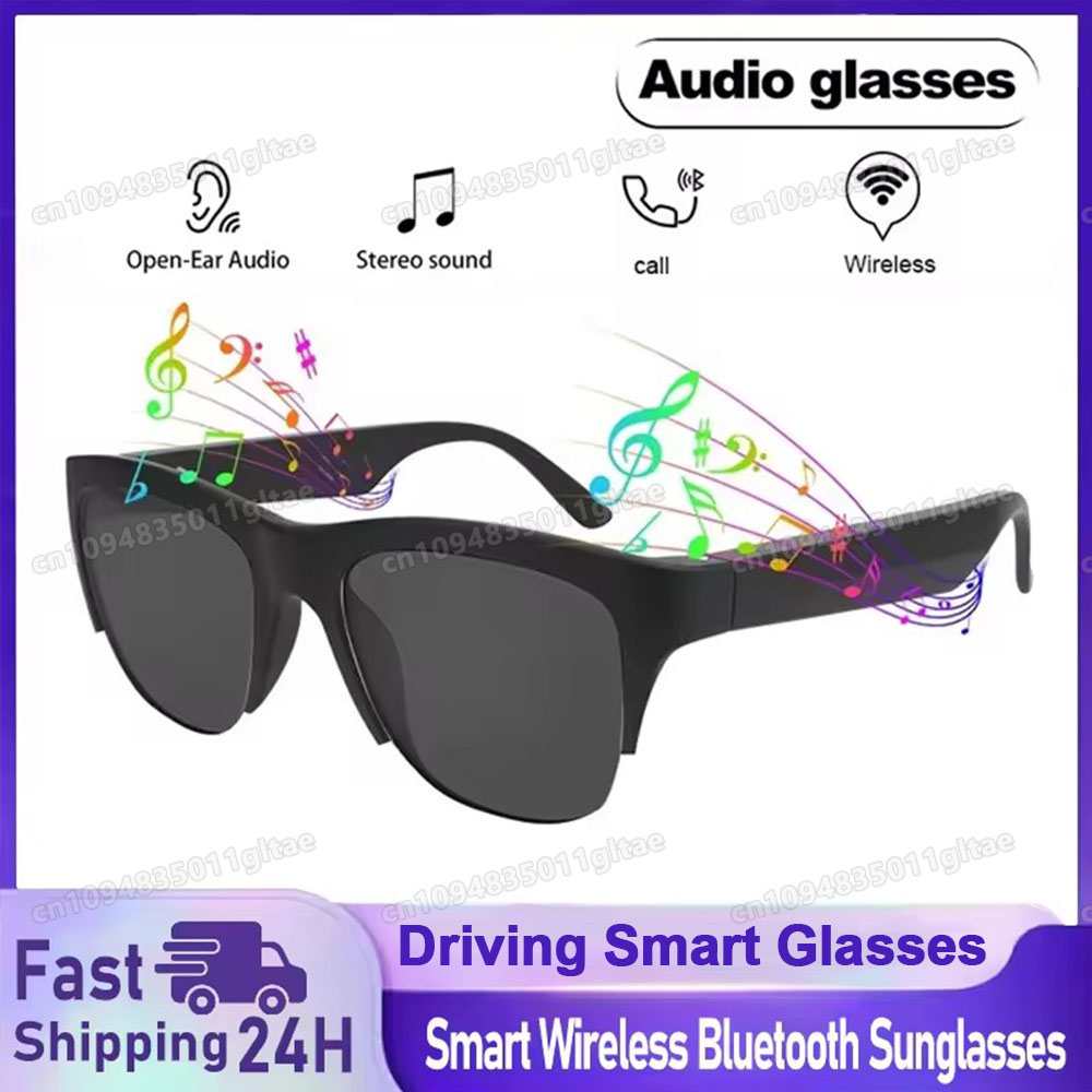 Esports Gaming Headphones - Lunettes de soleil intelligentes Bluetooth V5.3,