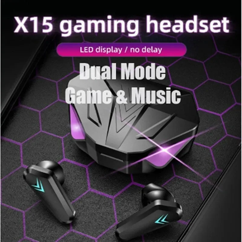 Esports Gaming Headphones - Nouveau X15 TWS écouteurs Bluetooth sans