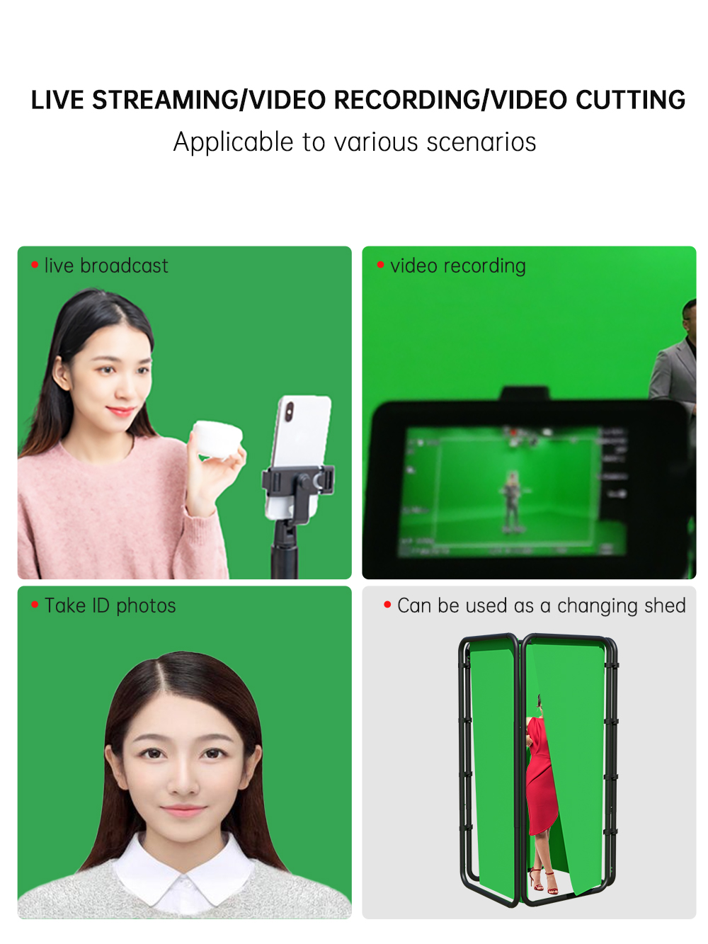 Support de fond photo SH 2,4x4 - Green Screen Collapsible avis et prix