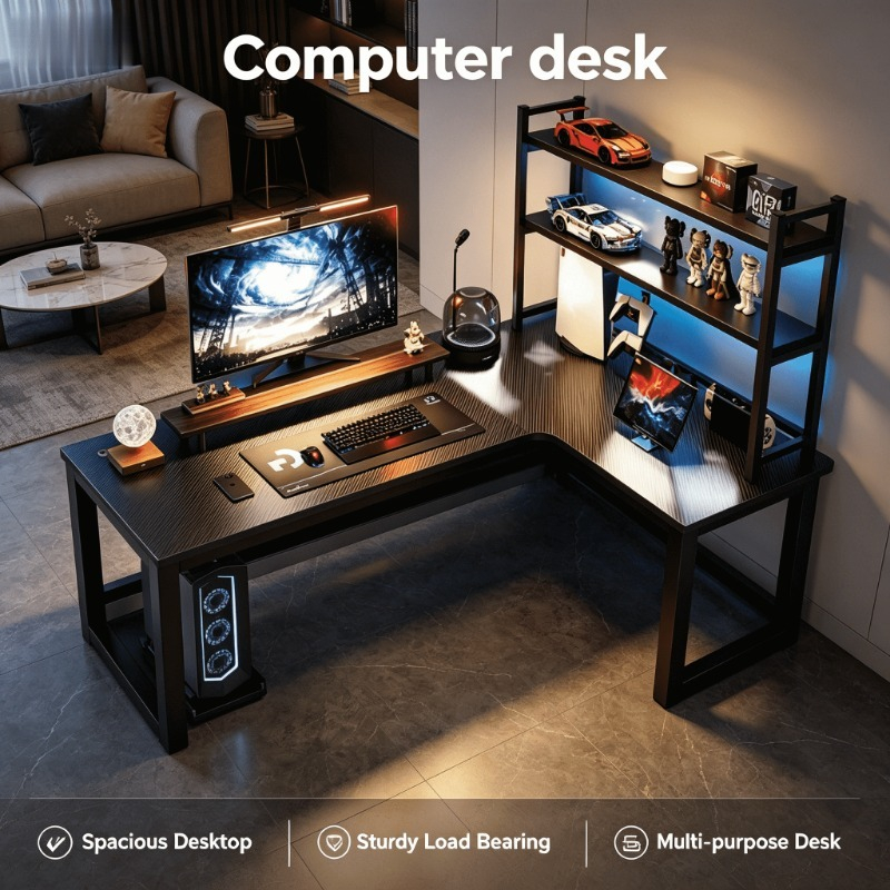 Bureau de jeu en L pour e-spor - Esports Gaming School avis et prix