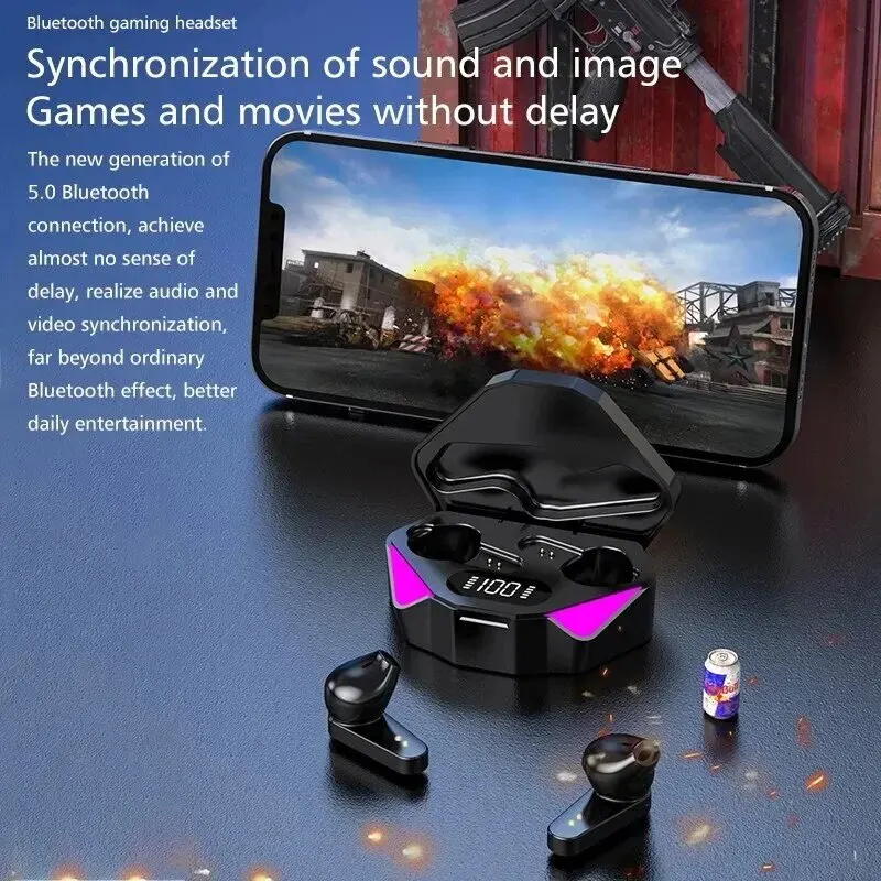 TWS sans fil Bluetooth 5.3 cas - Esports Gaming Headphones avis et prix