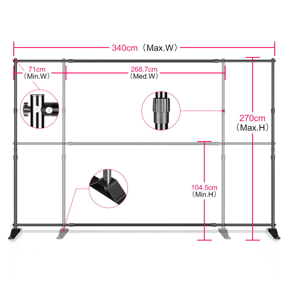 Support de fond cadre Photo ph - Green Screen Collapsible avis et prix