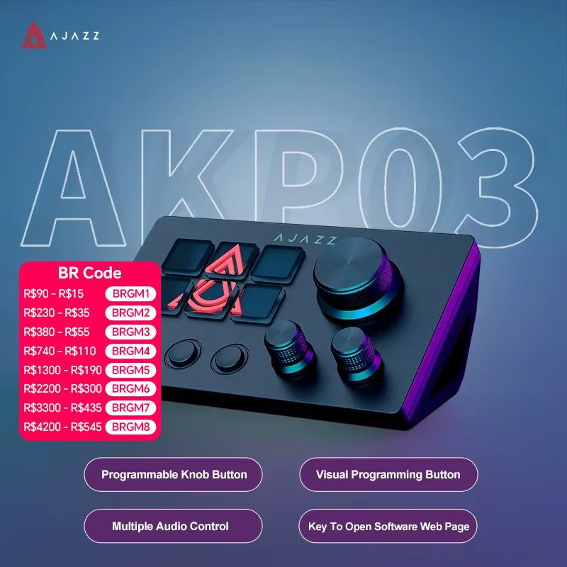AJAZZ AKP03E/AKP153E Mini clav - Elgato Stream Deck avis et prix