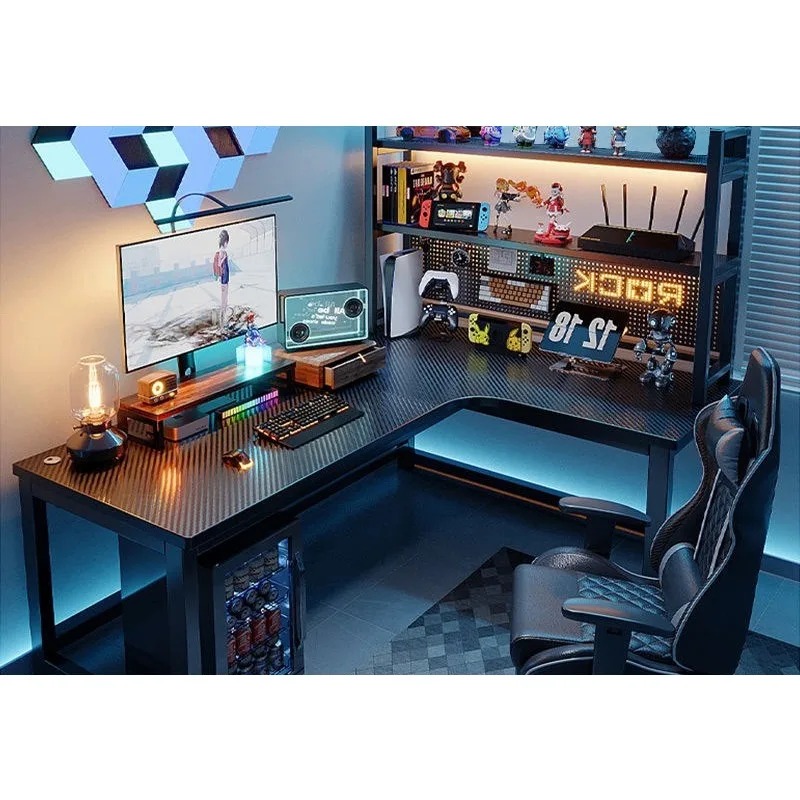 Bureau d'angle en L réglable e - Esports Gaming School avis et prix